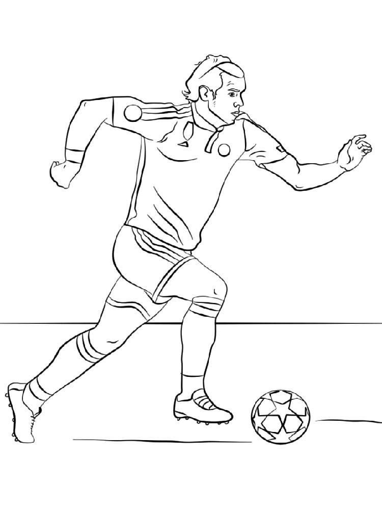 Soccer Coloring Pages For Boys
 Soccer Player coloring pages Free Printable Soccer Player