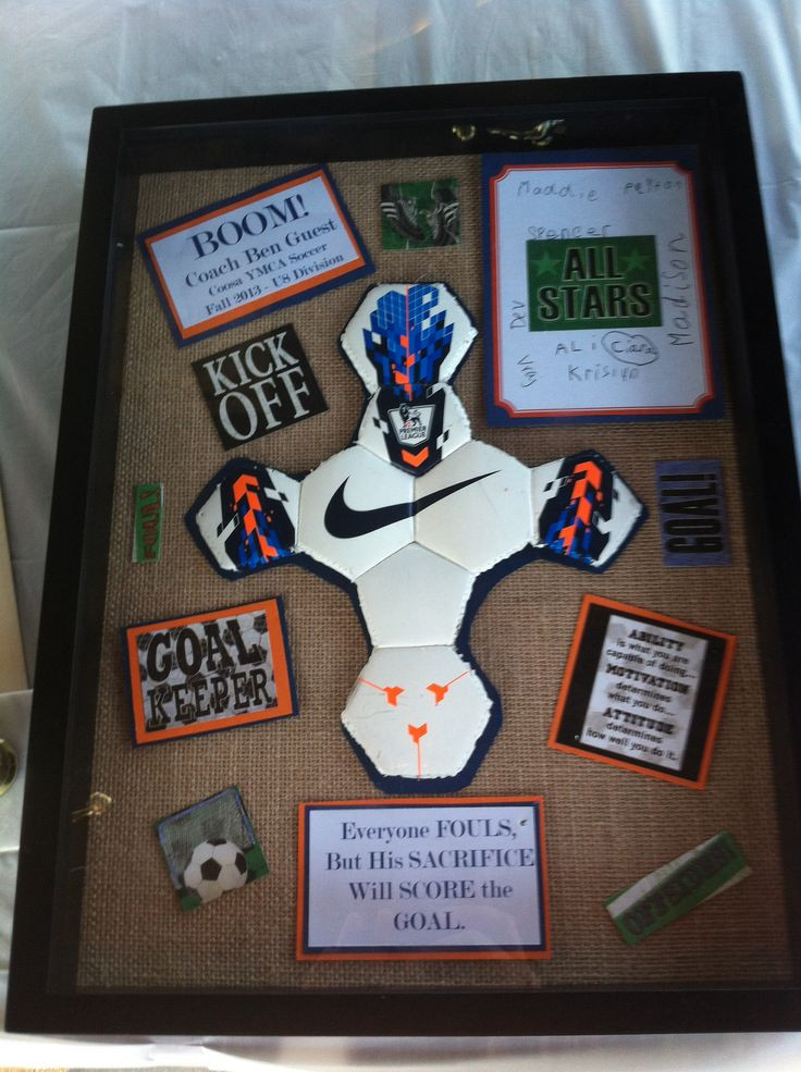 Best ideas about Soccer Gift Ideas For Boys
. Save or Pin Soccer Coach t I also did this in Auburn colors since Now.