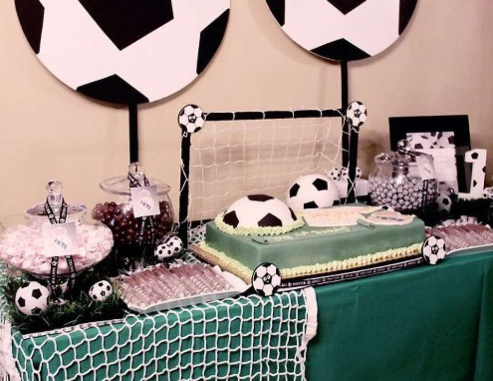 Best ideas about Soccer Theme Birthday Party
. Save or Pin Soccer Birthday "Soccer themed 1st birthday" Now.