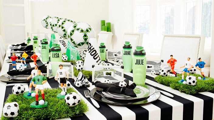 Best ideas about Soccer Theme Birthday Party
. Save or Pin FIFA World Cup Soccer Party Kids Soccer Party Ideas Now.