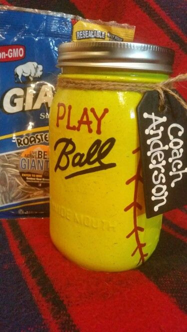 Softball Team Gift Ideas
 Softball Coach Thank You Gift fill with goo s or t