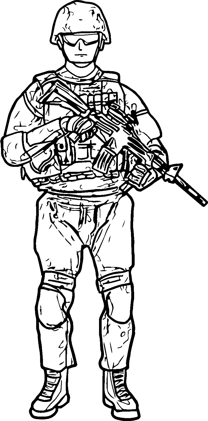 Soldier Coloring Pages
 New Sol r Coloring Page