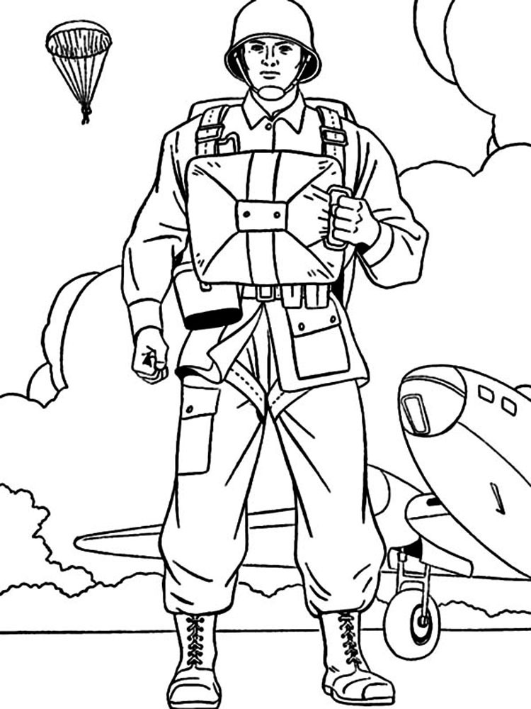 Soldier Coloring Pages
 Military coloring pages Free Printable Military coloring