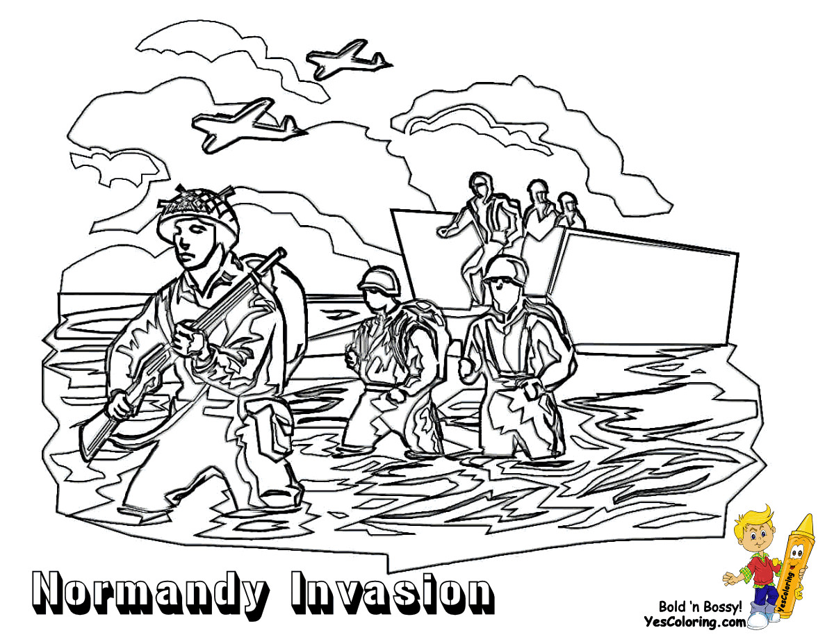 Soldier Coloring Pages
 Historic Army Coloring Page Military