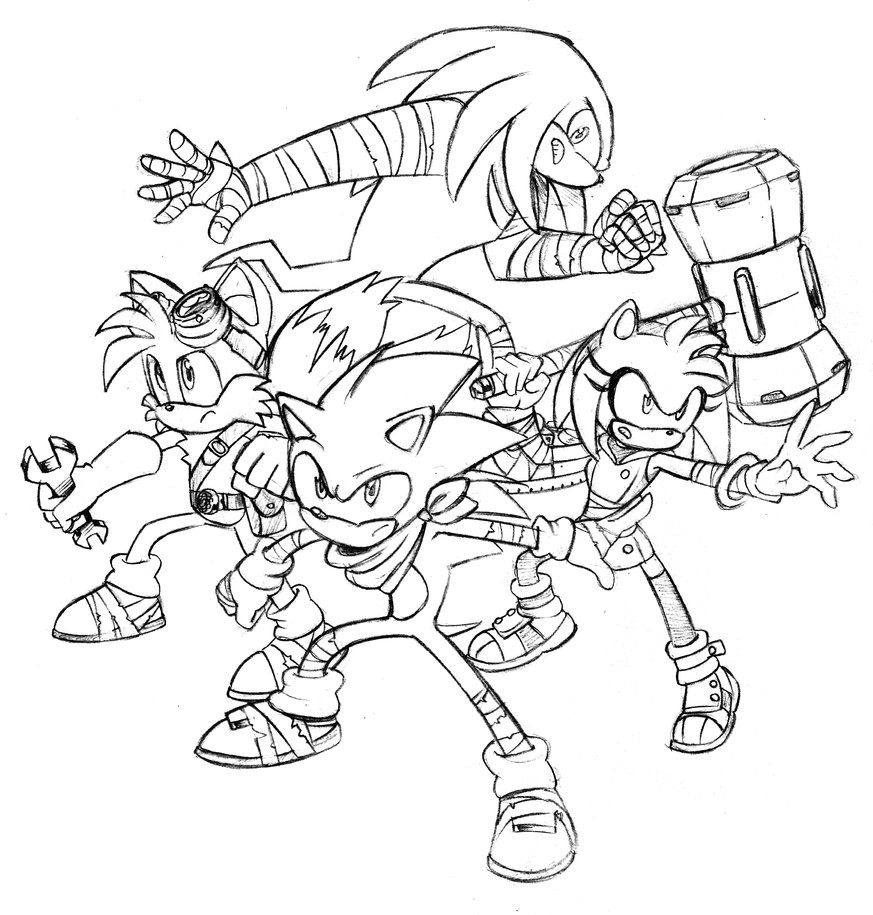 Sonic Boom Coloring Pages
 Sonic Boom Free Colouring Pages