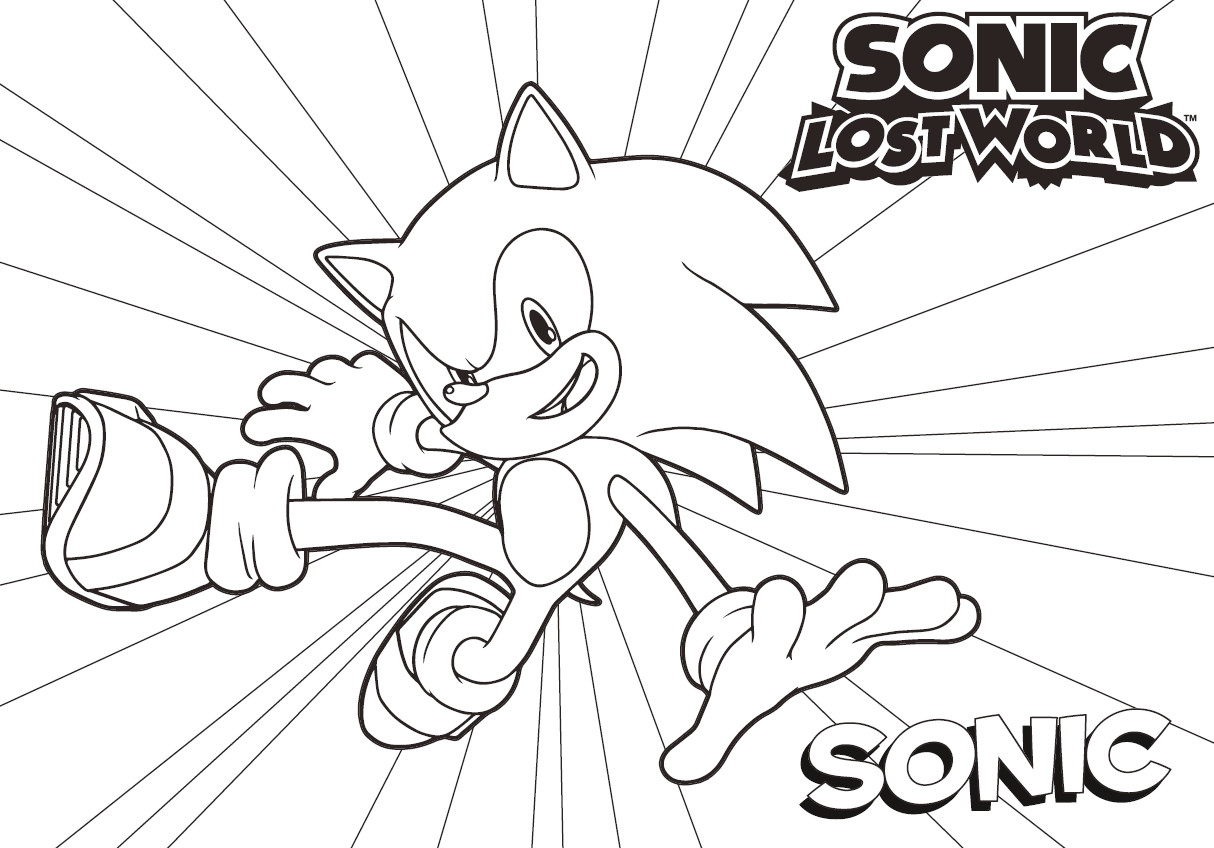 Sonic Boom Coloring Pages
 Sonic Boom Coloring Pages To Print Coloring Home