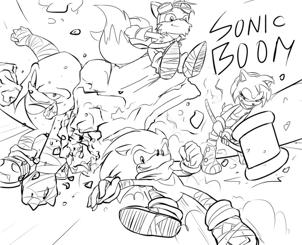 Sonic Boom Coloring Pages
 Have a Sonic Boom fanart by Fly Sky High on DeviantArt