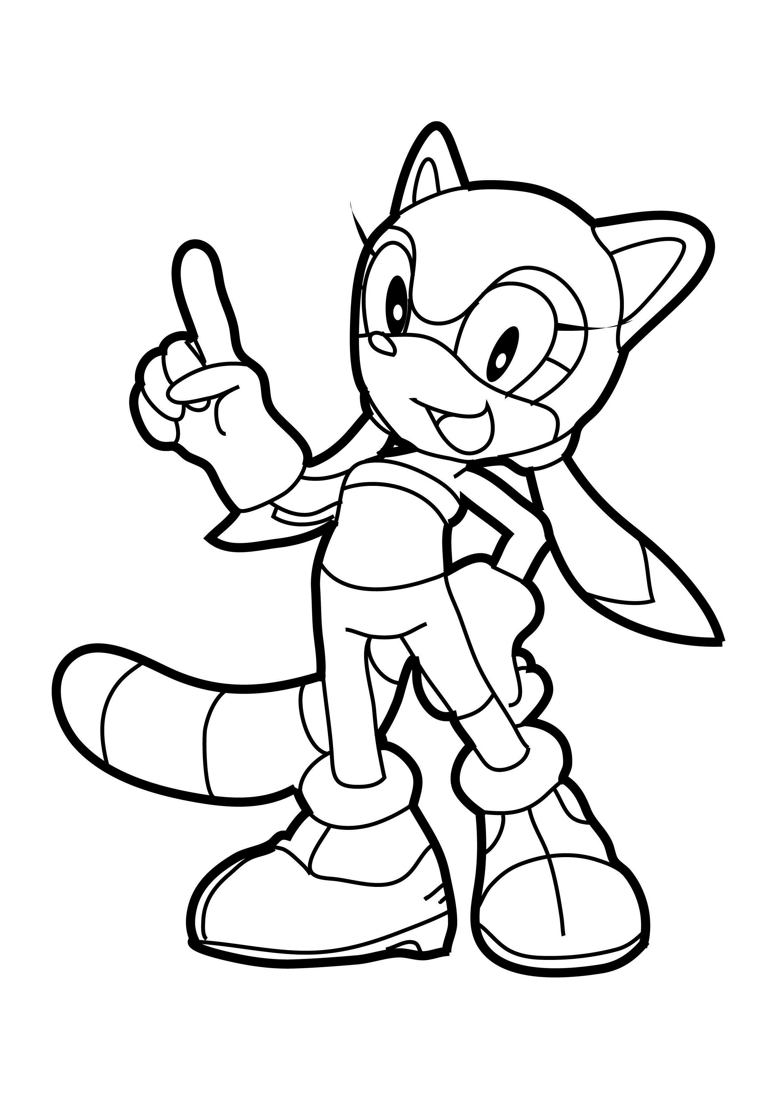 Sonic The Hedgehog Coloring Pages
 Free Printable Sonic The Hedgehog Coloring Pages For Kids