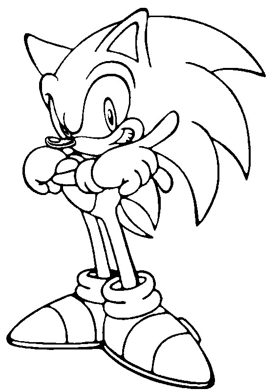 Sonic The Hedgehog Coloring Pages
 Sonic Clip Art Clipartion