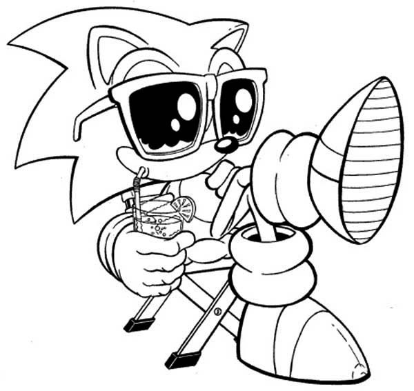 Sonic The Hedgehog Coloring Pages
 14 printable pictures of sonic the hedgehog page Print