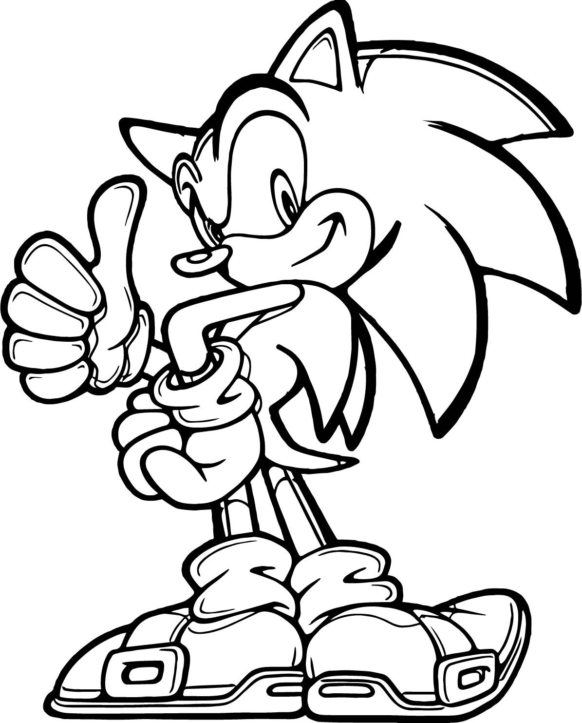 Sonic The Hedgehog Coloring Pages
 sonic the hedgehog coloring pages