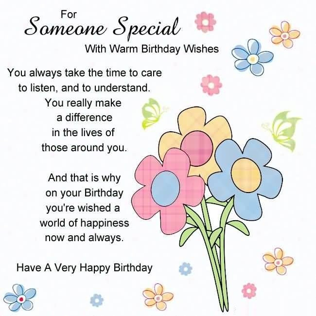 Best ideas about Special Birthday Wishes
. Save or Pin 40 Someone Special Birthday Wishes s & ECards Now.