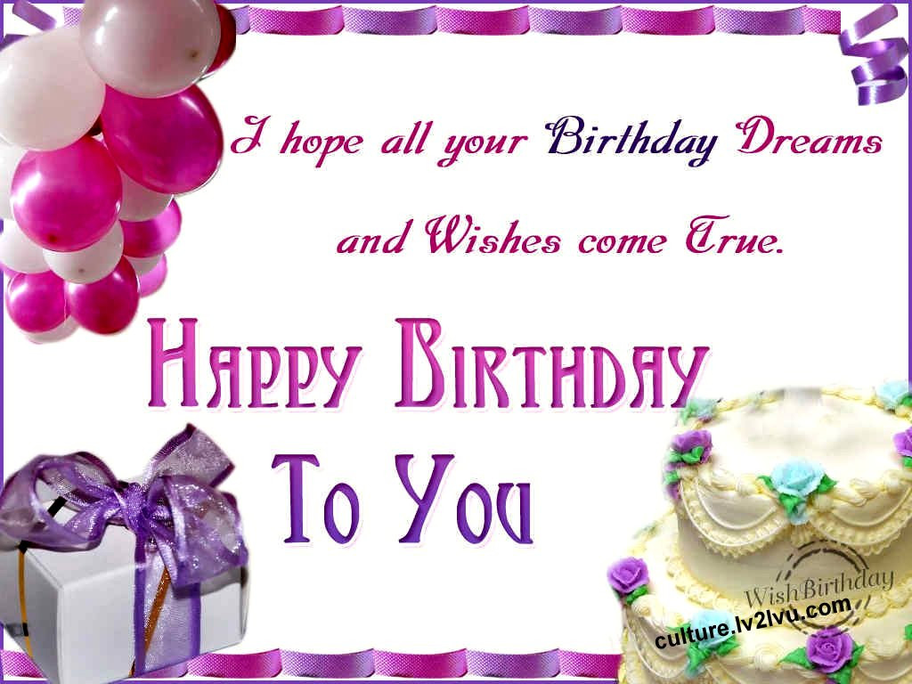 Best ideas about Special Birthday Wishes
. Save or Pin Happy birthday wishes Now.