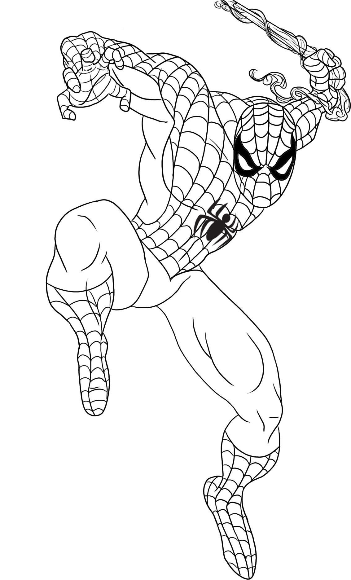 Spiderman Coloring Pages Printable
 Free Printable Spiderman Coloring Pages For Kids