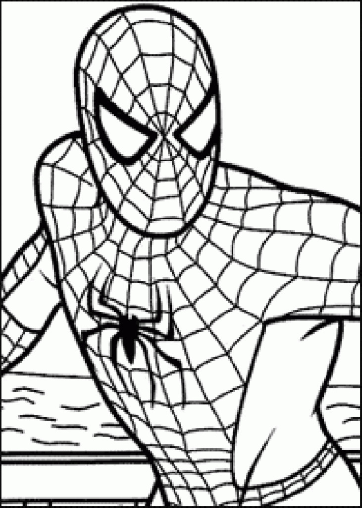 Spiderman Coloring Pages Printable
 New Printable Spiderman Coloring Pages Collections 46