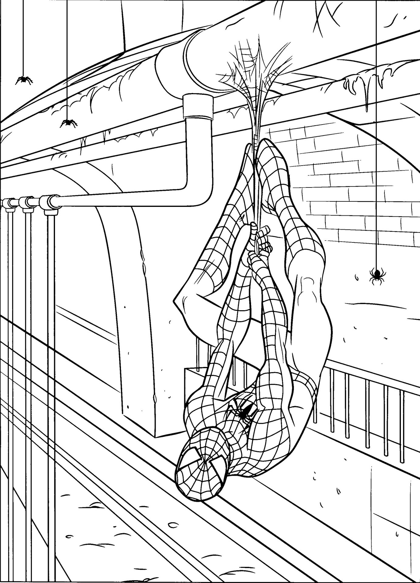 Spiderman Coloring Pages Printable
 Free Printable Spiderman Coloring Pages For Kids