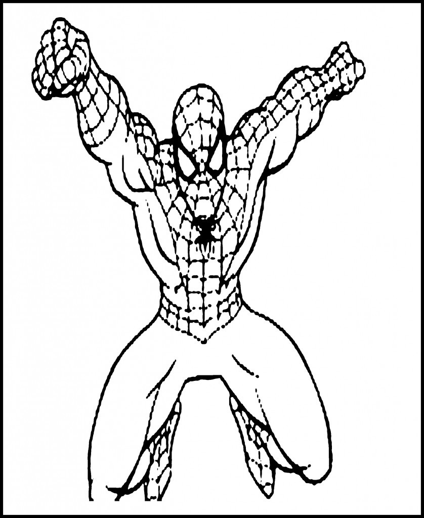 Spiderman Coloring Pages Printable
 Free Printable Spiderman Coloring Pages For Kids