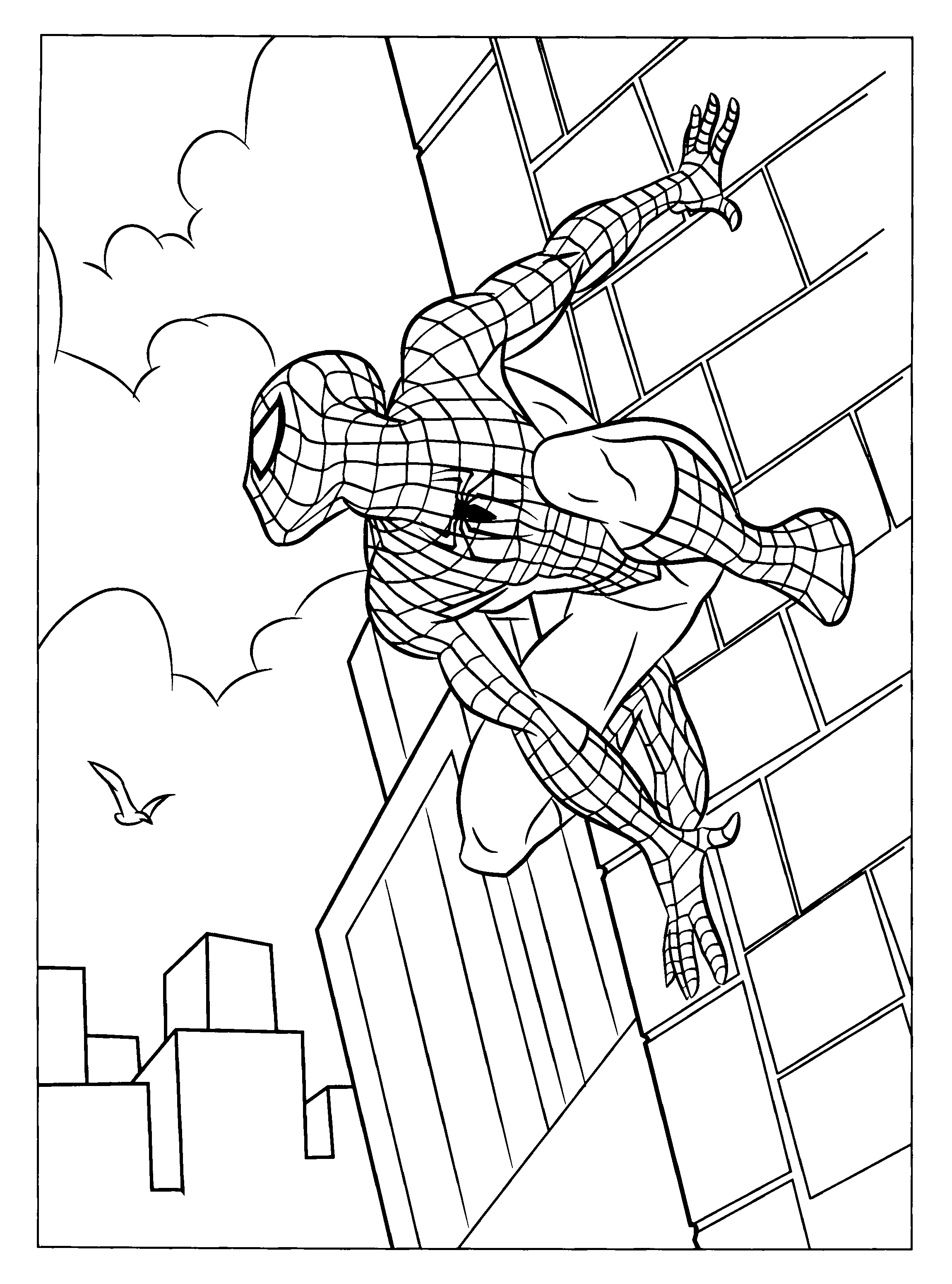 Spiderman Coloring Pages Printable
 Free Printable Spiderman Coloring Pages For Kids