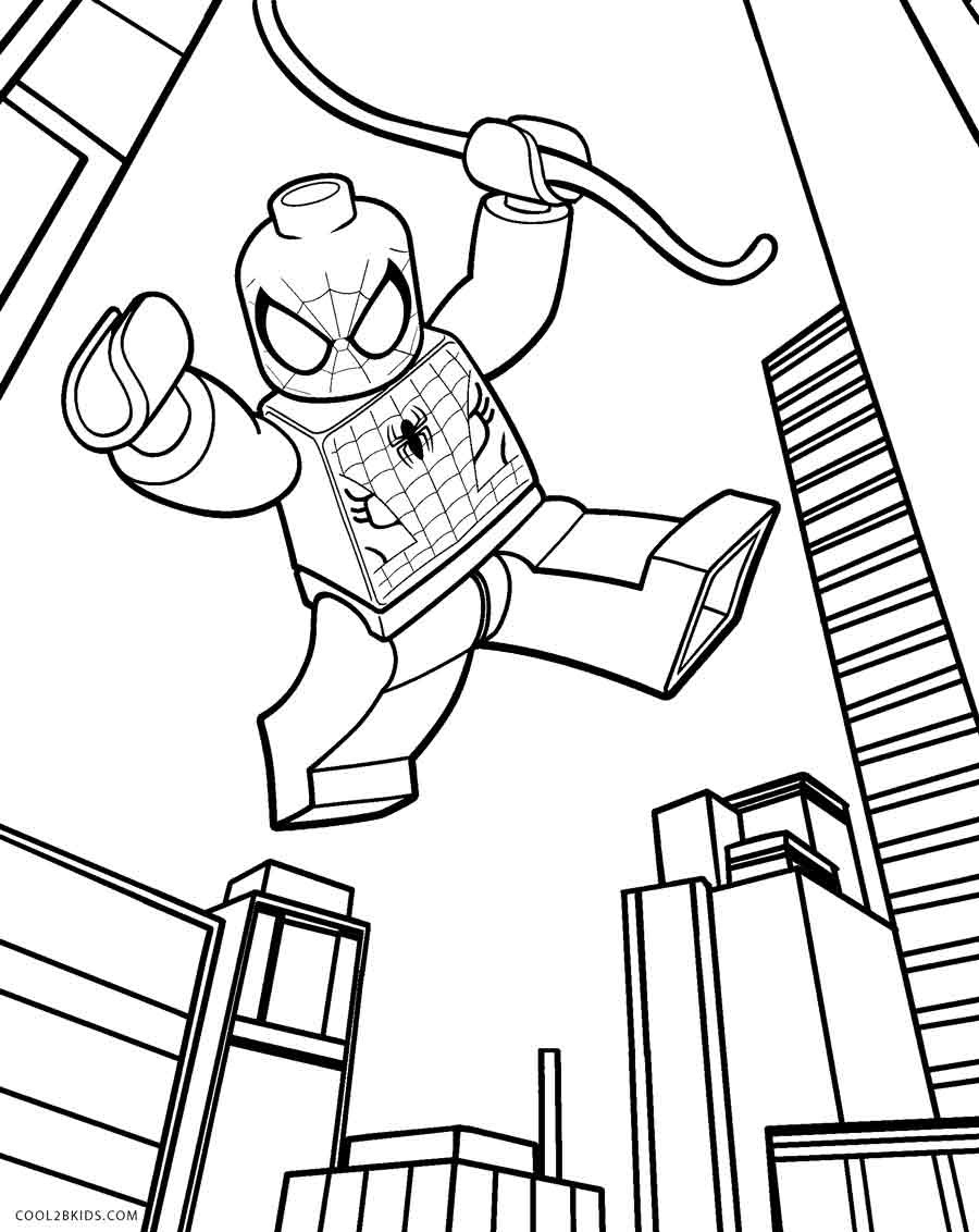 Spiderman Lego Coloring Pages
 Free Printable Lego Coloring Pages For Kids