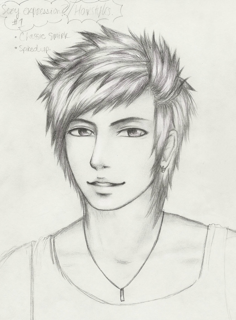 Spiky Anime Hairstyles
 Guy Hairstyles Spiky by A Random Pause on DeviantArt