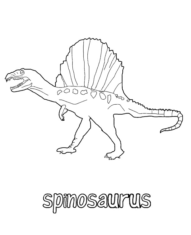 Spinosaurus Coloring Pages
 Dinosaur Coloring Pages