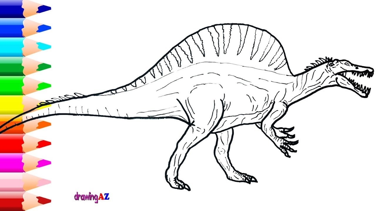 Spinosaurus Coloring Pages
 Spinosaurus Coloring Pages Printable