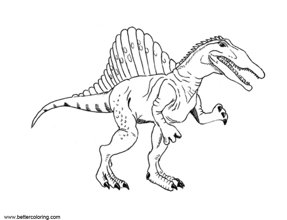 Spinosaurus Coloring Pages
 Spinosaurus Coloring Pages Clipart Free Printable
