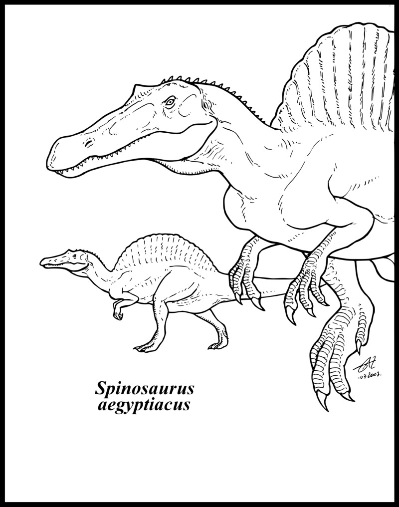 Spinosaurus Coloring Pages
 Spinosaurus Coloring Pages