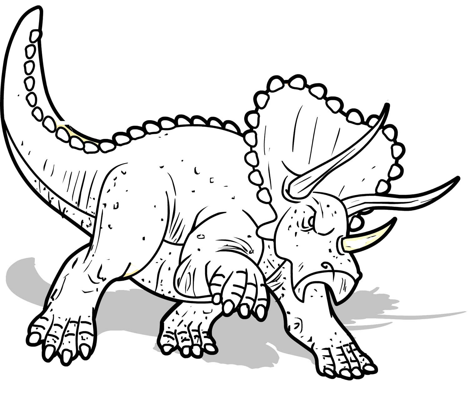 Spinosaurus Coloring Pages
 Spinosaurus clipart coloring page Pencil and in color