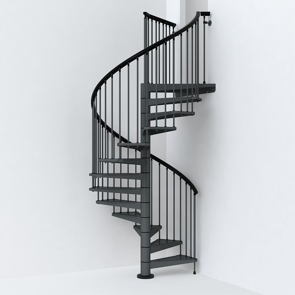 Best ideas about Spiral Staircase Home Depot
. Save or Pin SKY030 63 in Iron Grey Spiral Staircase Kit K The Now.