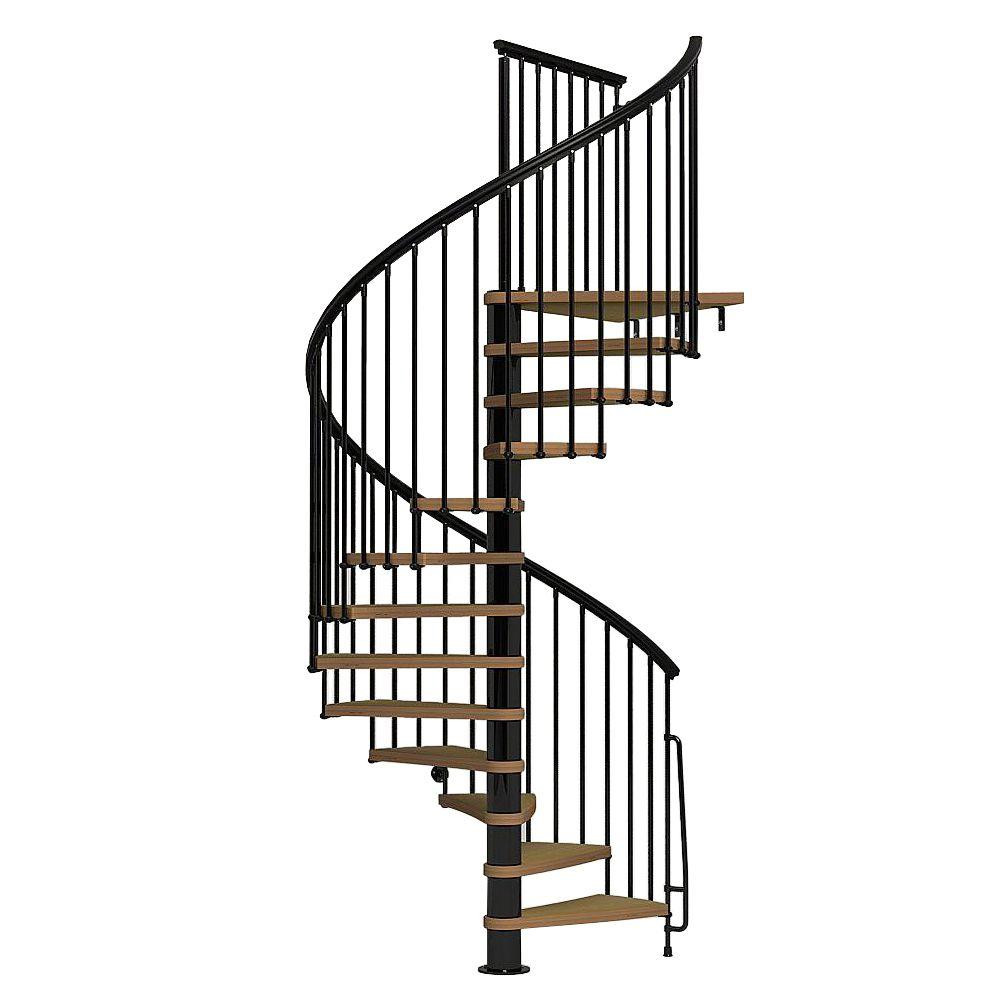 Best ideas about Spiral Staircase Home Depot
. Save or Pin Arke Nice1 63 in Black Spiral Staircase Kit K The Now.
