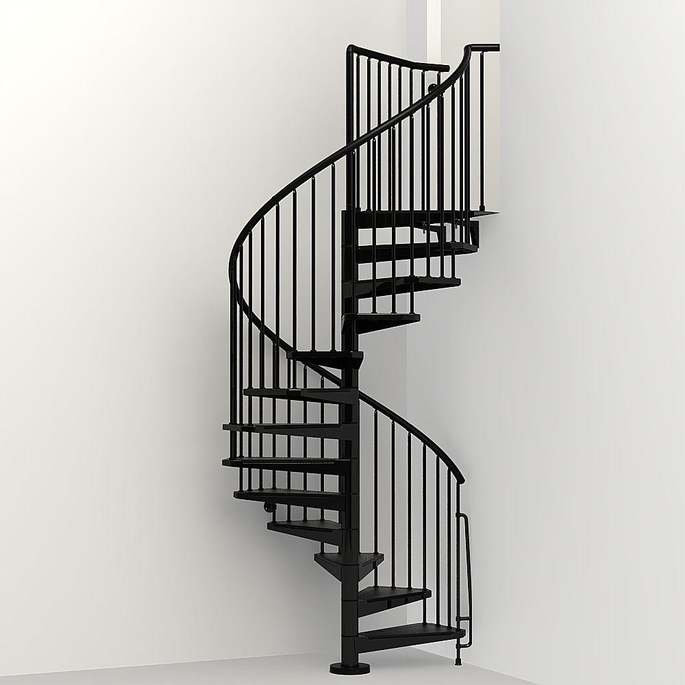 Best ideas about Spiral Staircase Kits
. Save or Pin Arke Civik 47 in Black Spiral Staircase Kit K The Now.