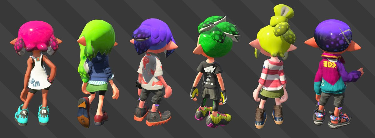 Splatoon 2 Male Hairstyles
 Hippe Frisuren und freshe Styles – Individuelle Inkling