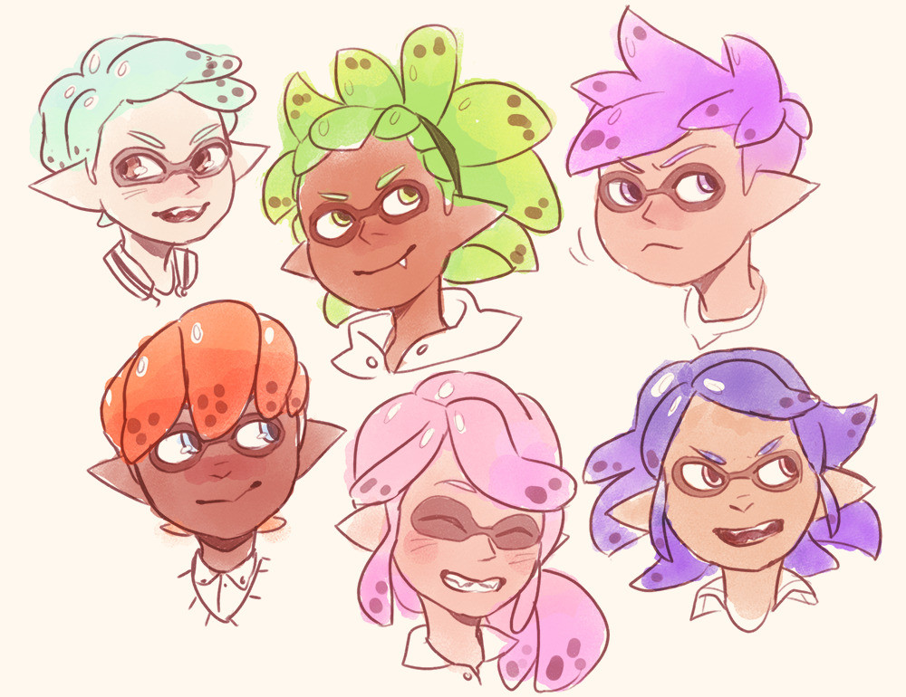 Splatoon 2 Male Hairstyles
 Battle Mountain Weresquids