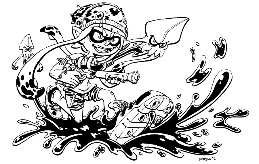 Splatoon Coloring Pages
 Splatoon Coloring Pages Coloring Pages
