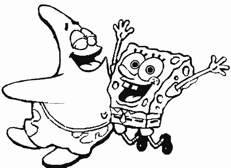 Spongebob Coloring Pages For Kids
 Free And Printable Coloring Pages