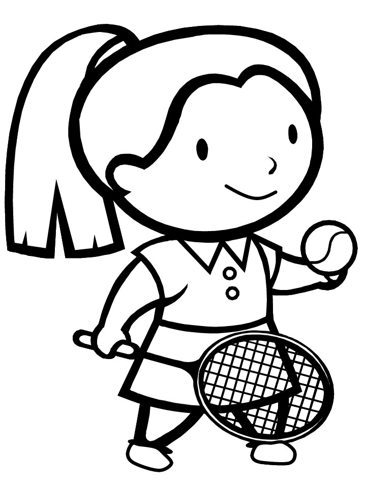 Sport Coloring Pages
 Sports Coloring Pages 8