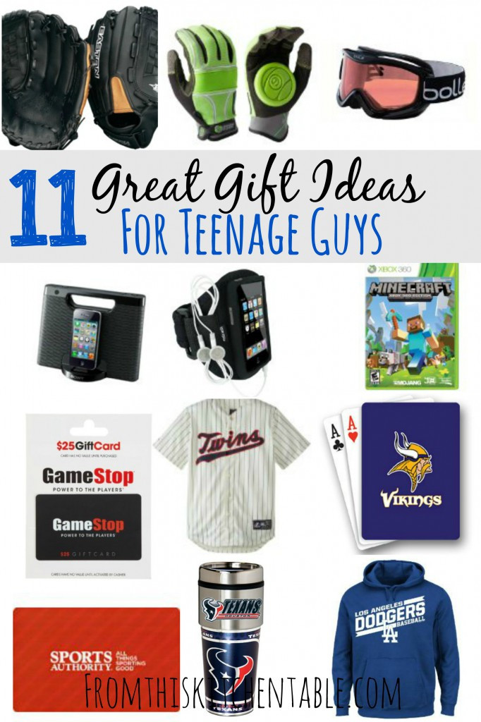 Sports Gift Ideas For Boys
 Gift Ideas for Teenage Boys From This Kitchen Table
