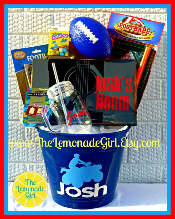 Sports Gift Ideas For Boys
 PERSONALIZED Easter Basket Birthday Basket Personalized
