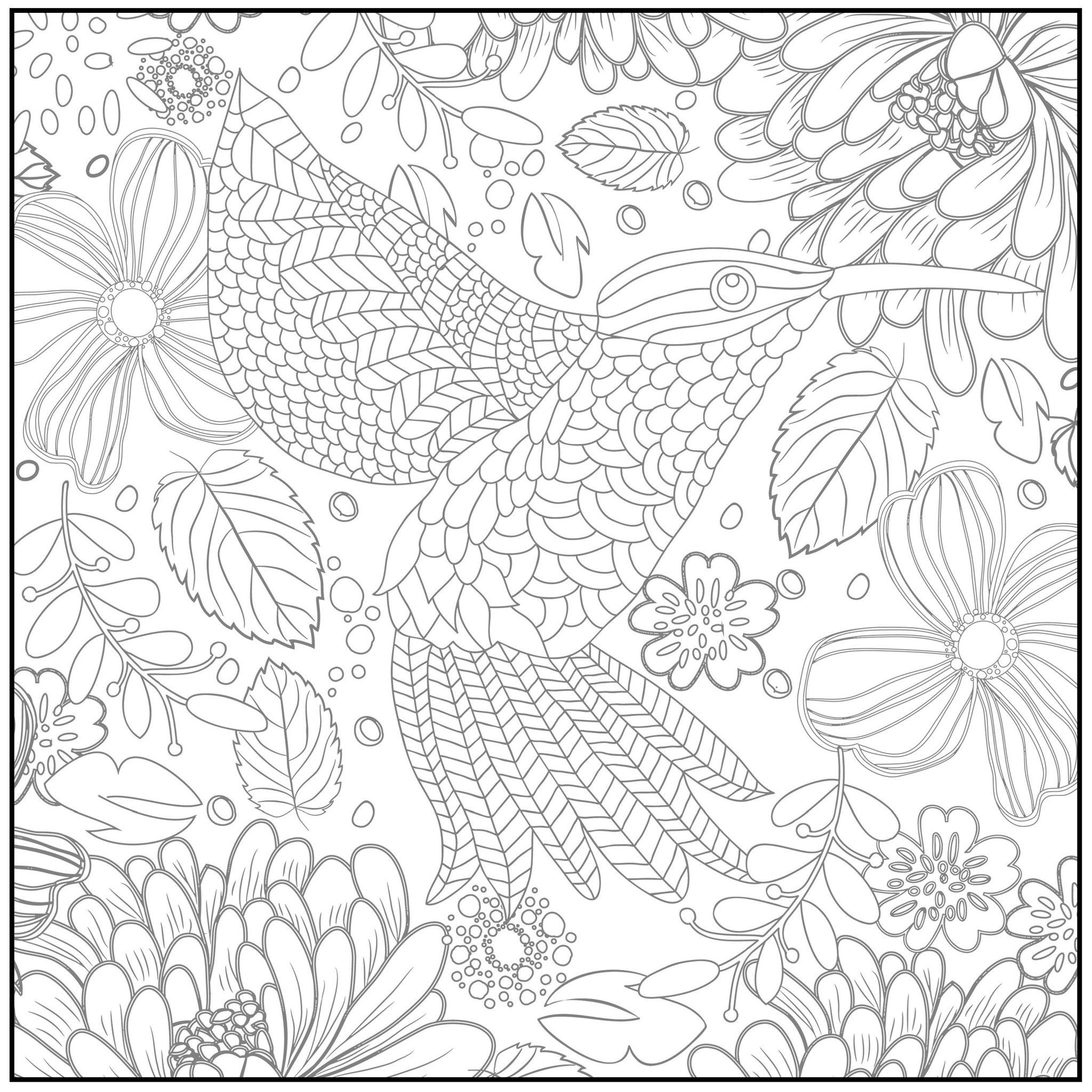 Spring Adult Coloring Pages
 Adult Coloring Pages Free Spring Coloring Home