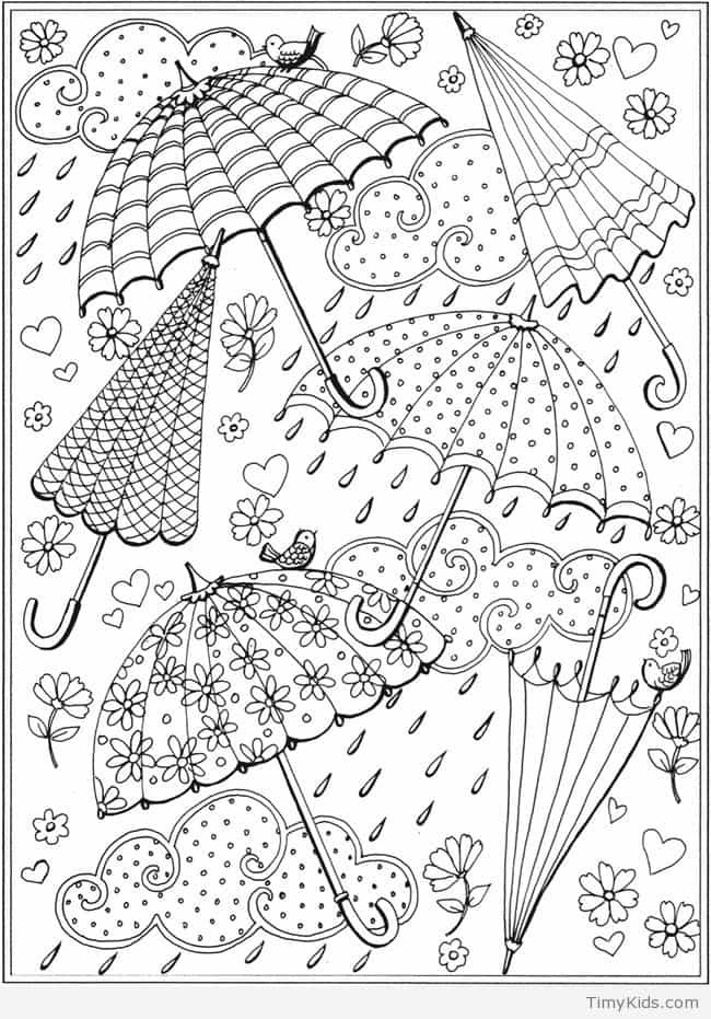 Spring Adult Coloring Pages
 30 spring coloring pages