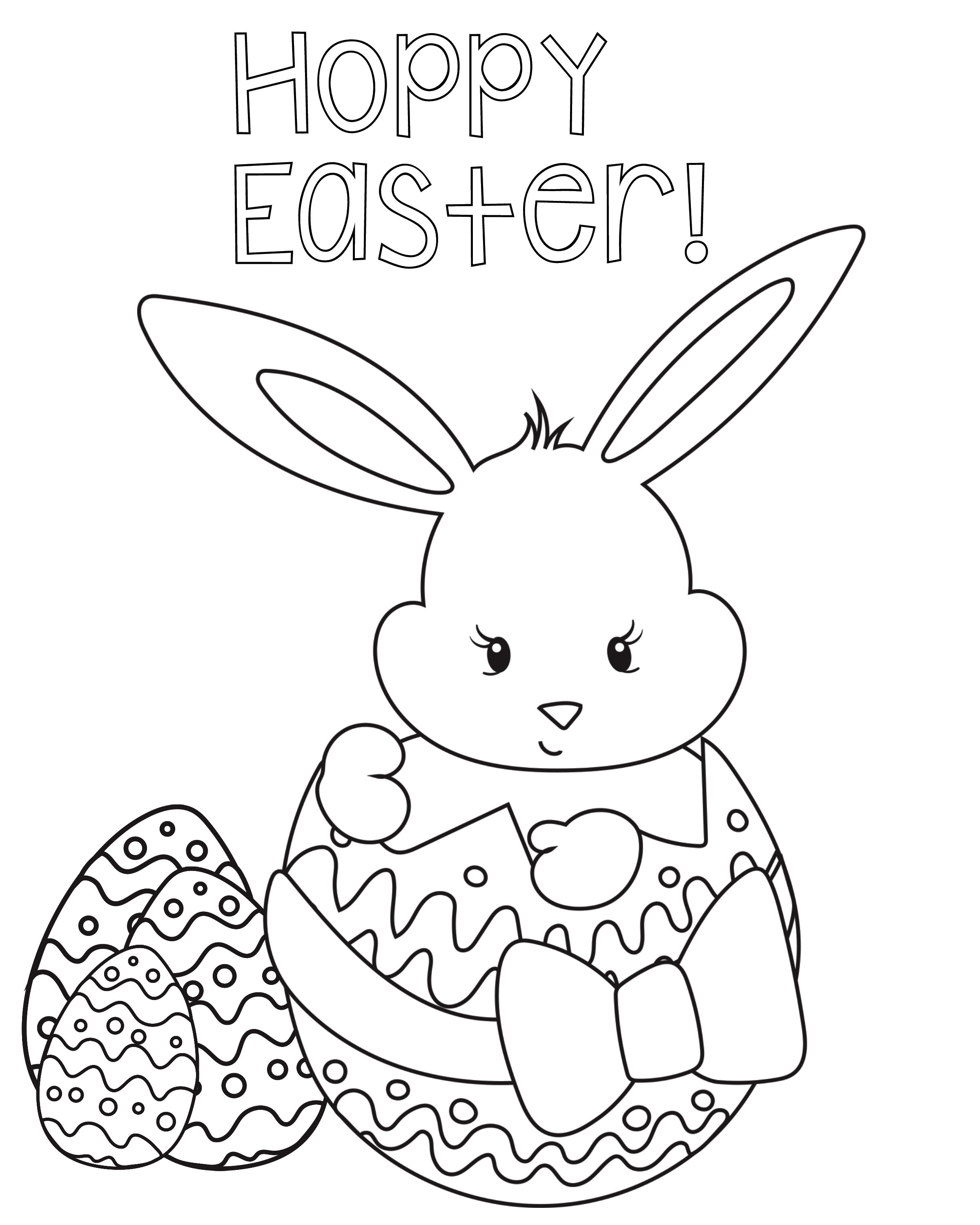 Spring Coloring Pages Free Printable
 Happy Easter Coloring Pages Best Coloring Pages For Kids