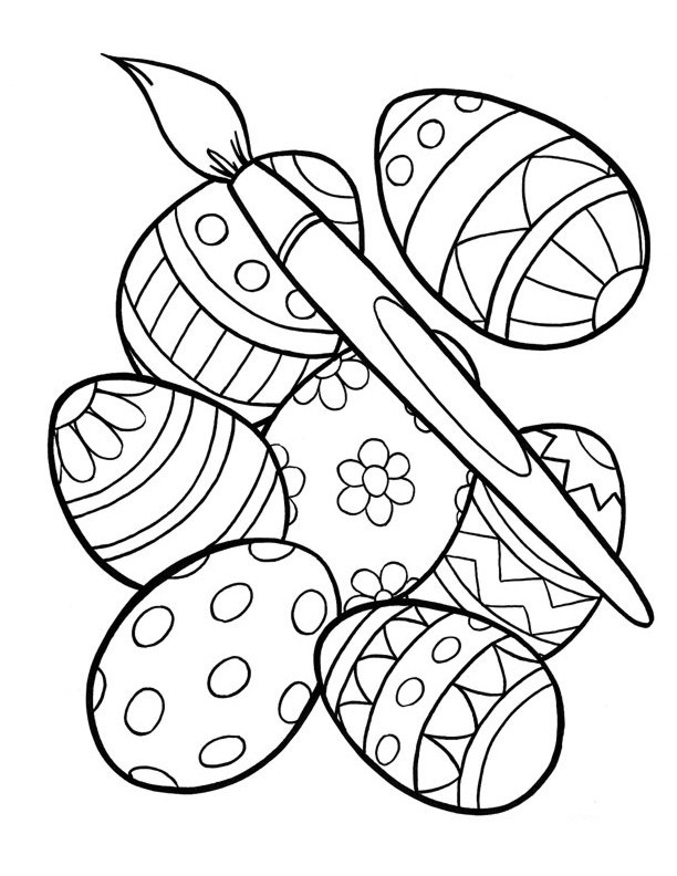 Spring Coloring Sheets Printable
 Free Printable Easter Egg Coloring Pages For Kids