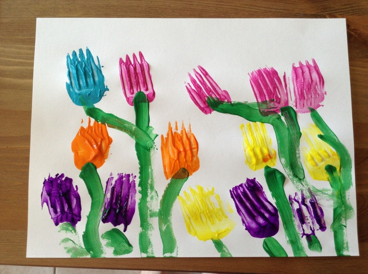 Best ideas about Spring Crafts For Preschoolers
. Save or Pin Forks Flower Craft Preschool Spring Kids Tierra Este Now.