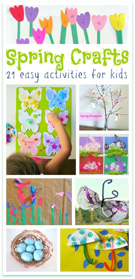 Spring Crafts For Toddlers
 Spring Crafts For Kids No Time For Flash Cards