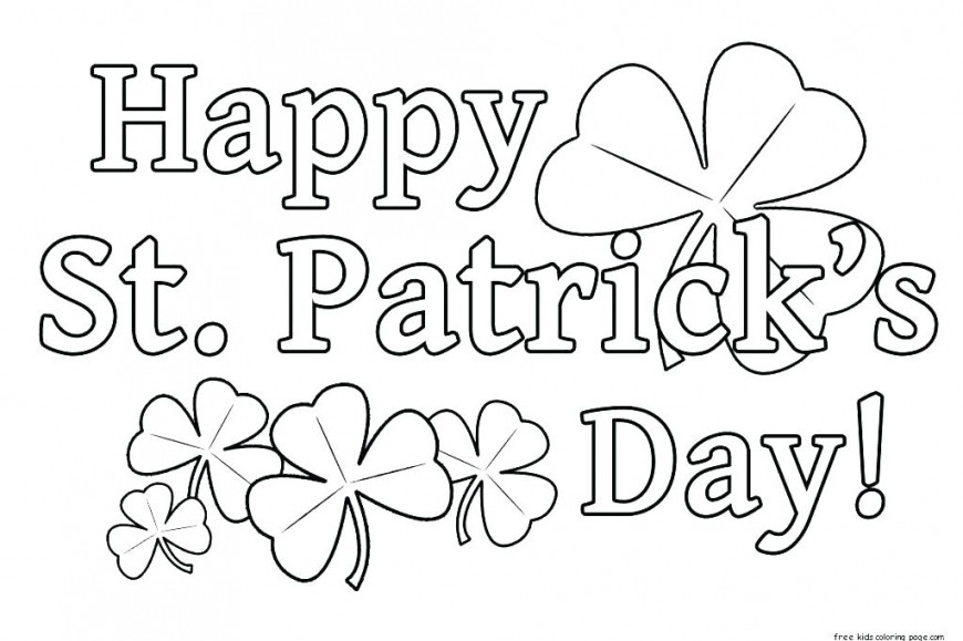 St Patrick'S Day Coloring Pages For Adults
 Saint Patricks Day Coloring Pages Free St Day Mandala