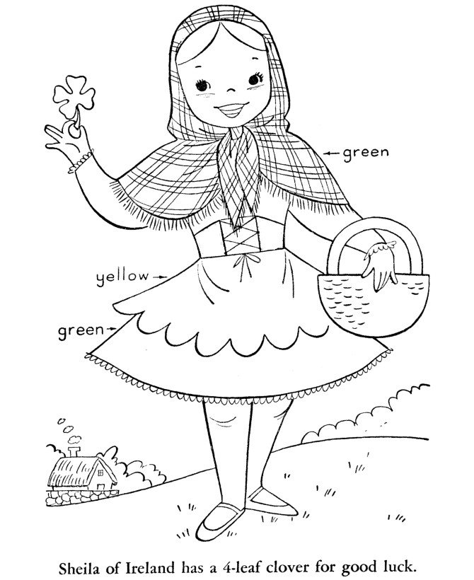 St Patrick'S Day Coloring Sheet
 St Patrick s Day Coloring Pages for childrens printable