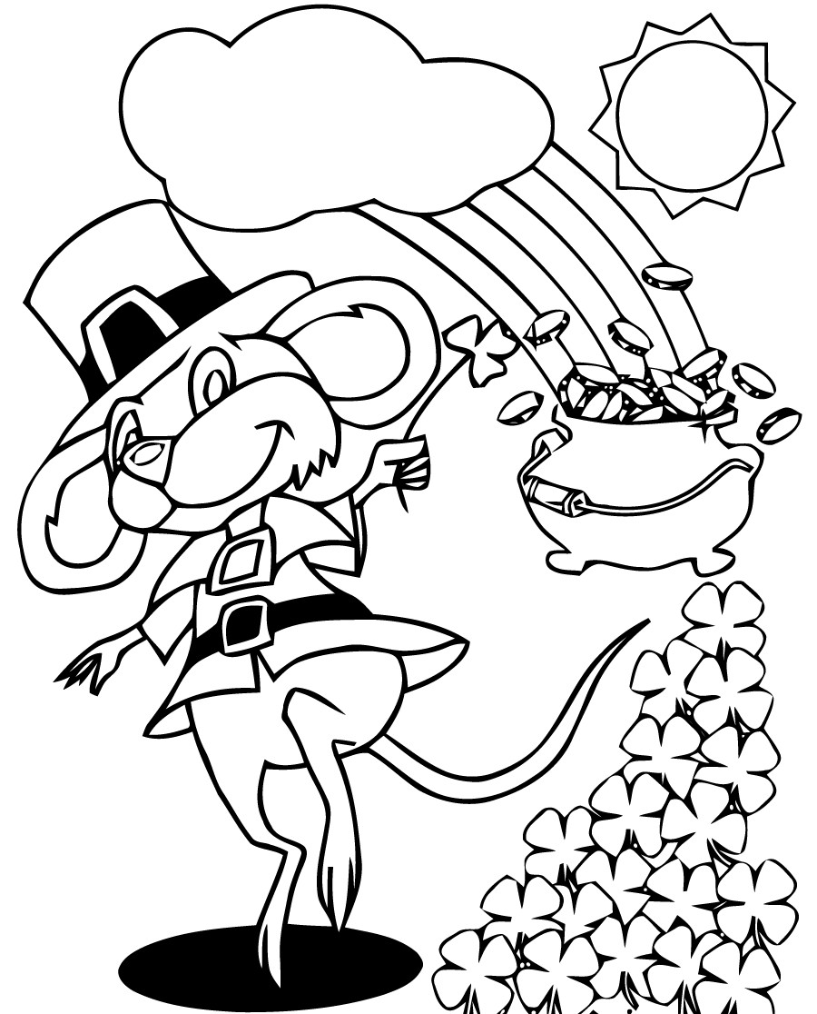 St Patrick'S Day Coloring Sheet
 St Patrick s Day Coloring Pages for childrens printable