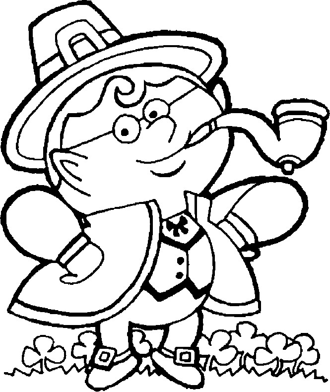 St. Patrick'S Day Coloring Sheets For Kids
 St Patrick Coloring Pages