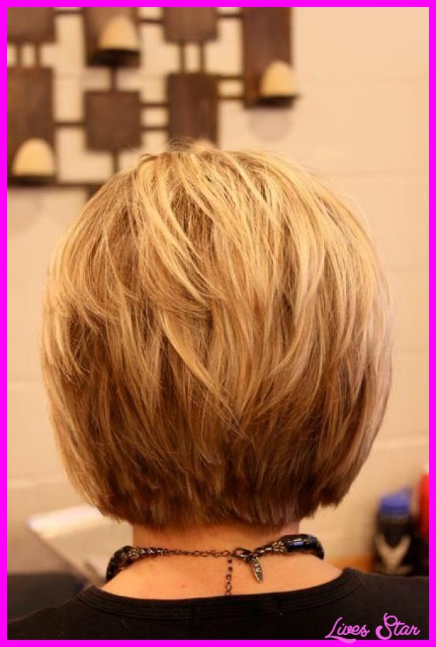 Stacked Bob Hairstyles
 Back view of short hairstyles stacked LivesStar